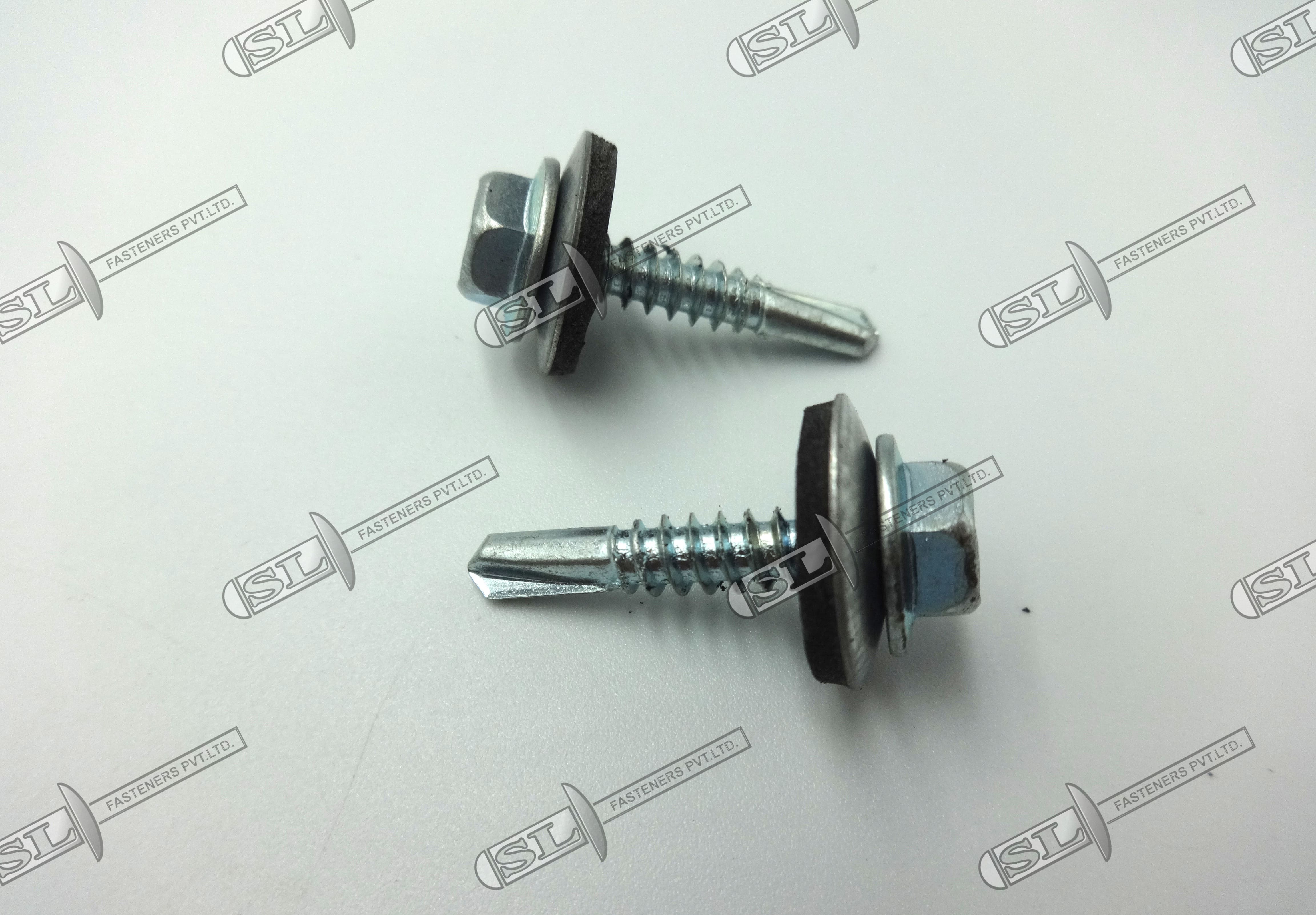 Hex Washer Head Self Drilling Screw - Application: Industrial