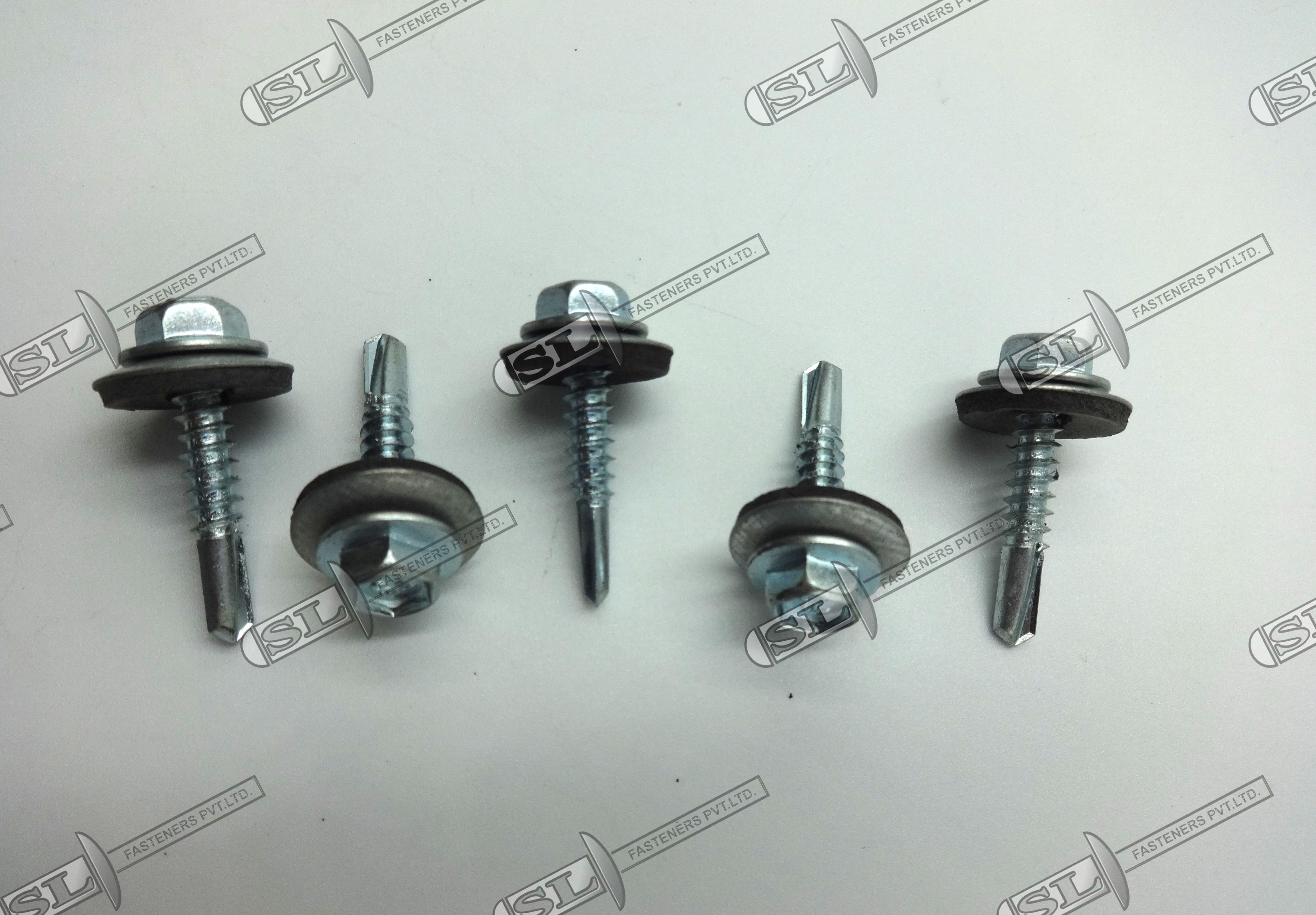 Hex Washer Head Self Drilling Screw - Application: Industrial