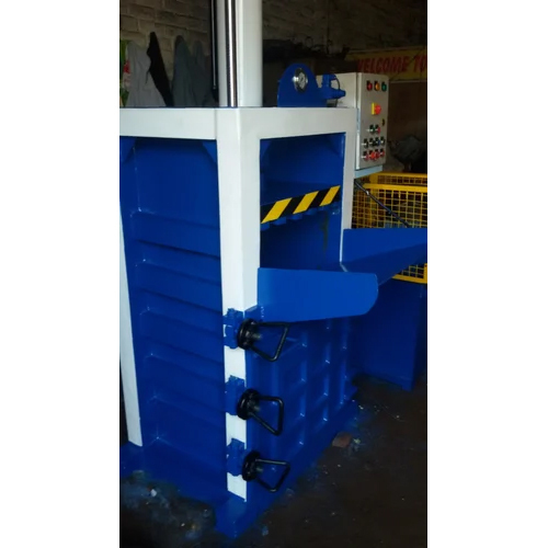 3.5 Hp Paper Baling Press Machine - Color: Blue