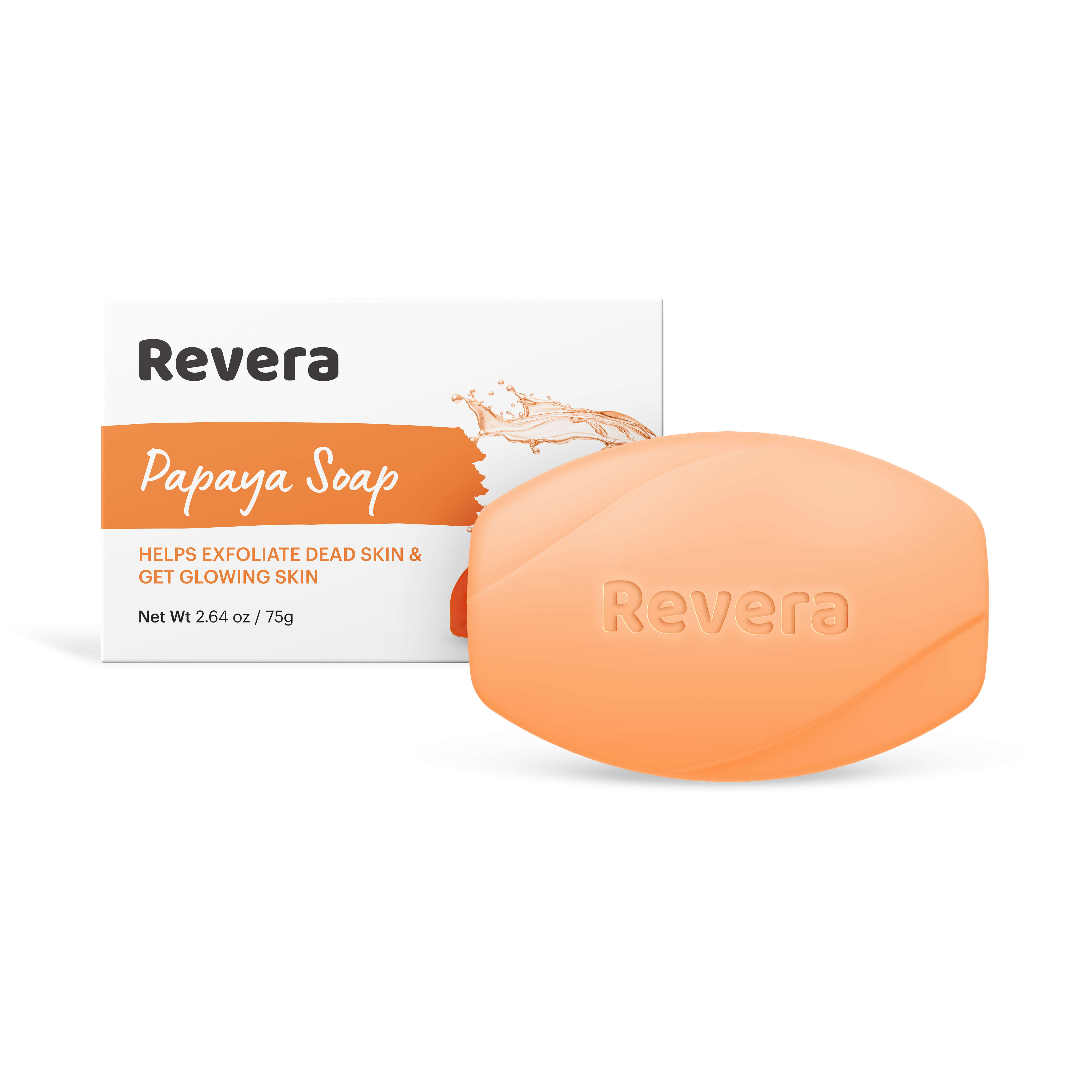 Papaya Soap - 75g/100g/125g Solid Bath Soap | Anti-acne, Dead Skin Cell Remover, Infused With Licorice Extract