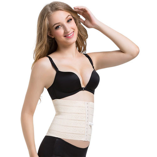 Womens White Shapewear Belt - Pattern: Plain