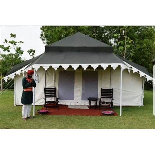 Swiss Cottage Tent - Material: Canvas