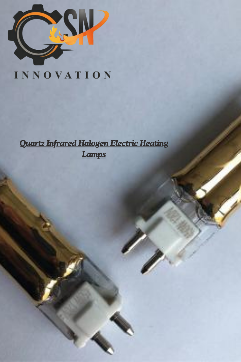 Twin Tube Gold Coated Short Wave Infrared Emmitters