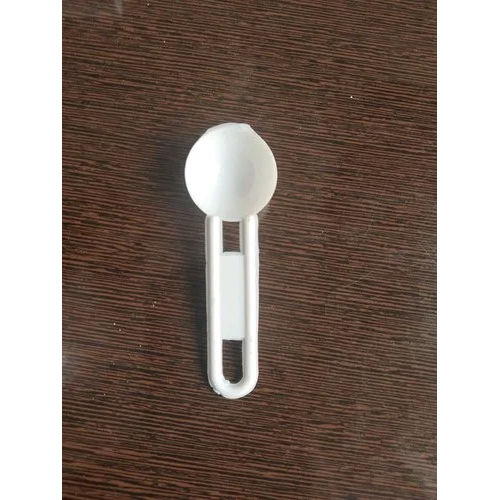 White Plastic Spoon