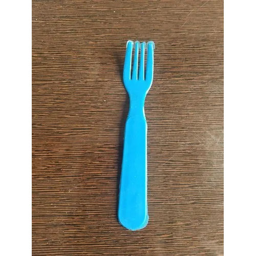 Blue Plastic Fork - Plastic Type: Pp