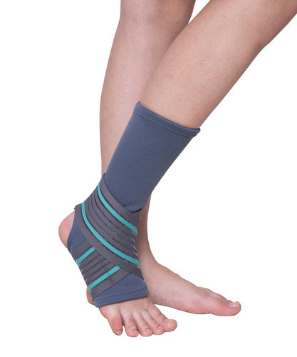 PRO Healthcare Ankle Support with Adjustable Elastic Strap for Ankle Pain Relief Ankle Brace