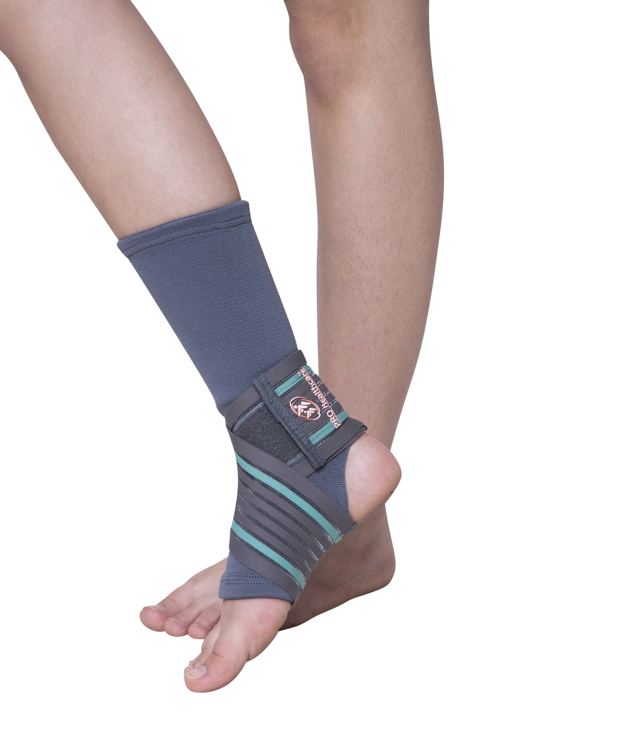 PRO Healthcare Ankle Support with Adjustable Elastic Strap for Ankle Pain Relief  Ankle Brace