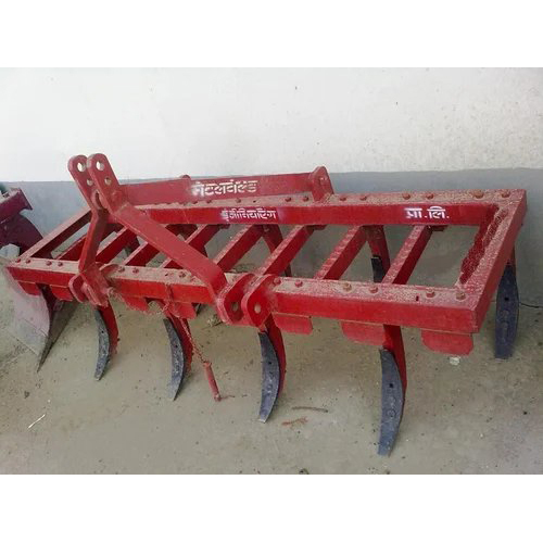 9 Tyne Agricultural Cultivator - Color: Orange