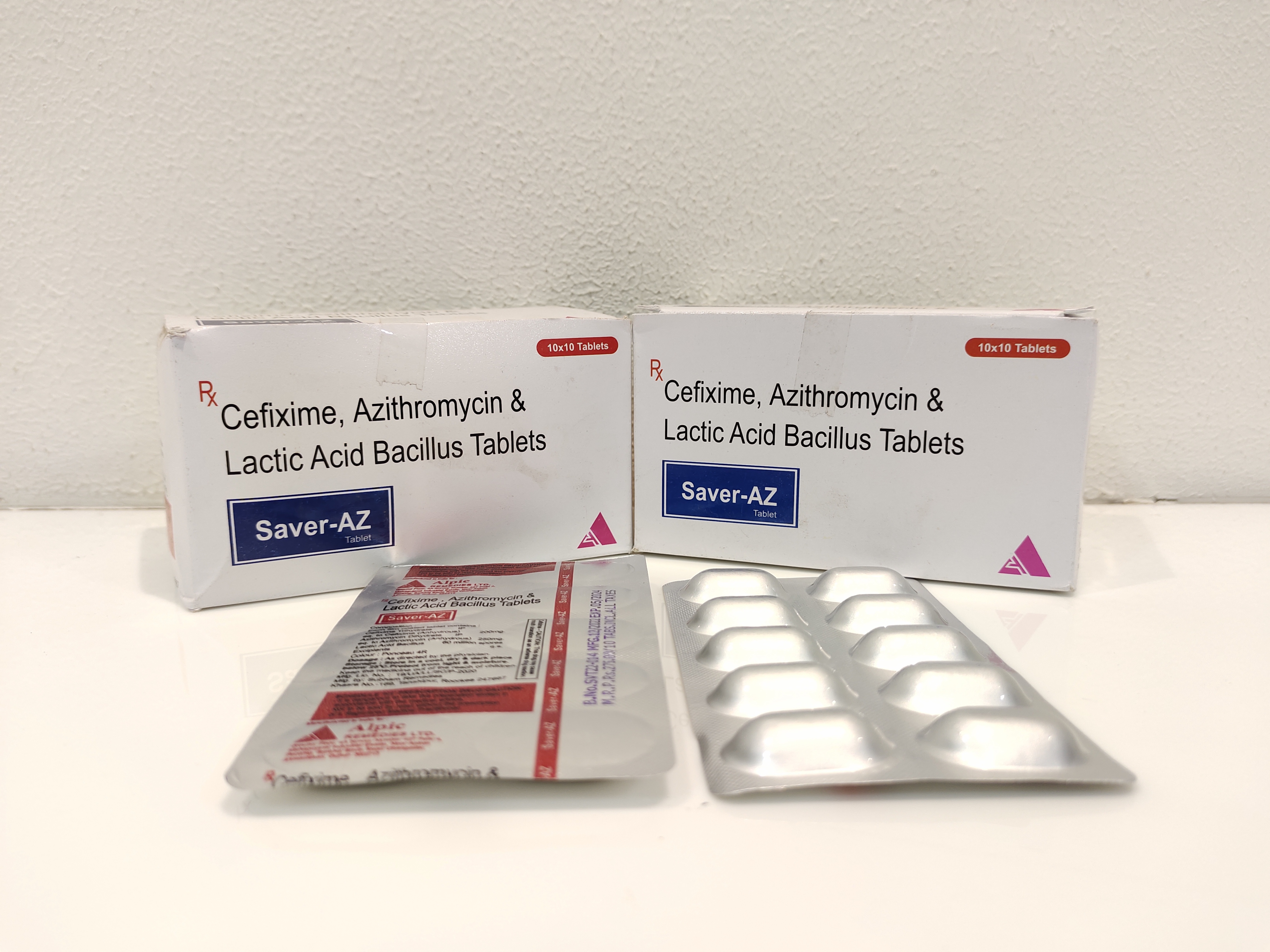 "Cefixime Lactic Acid Bacillus Dispersible Tab"
