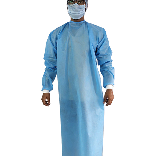 Blue Disposable Surgical Gown