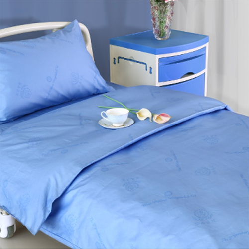 Hospital Bedsheet With Pillow Cover