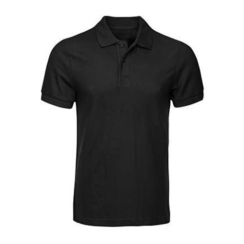 Mens Round Neck T-Shirt - Color: Black