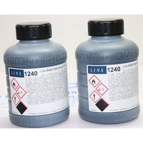 Linx Batch Coding Ink Solvent - Color: Black