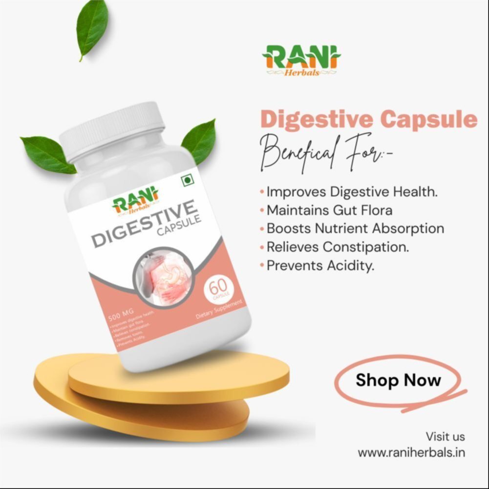 Herbal Digestive Capsules - Recommended For: Men
