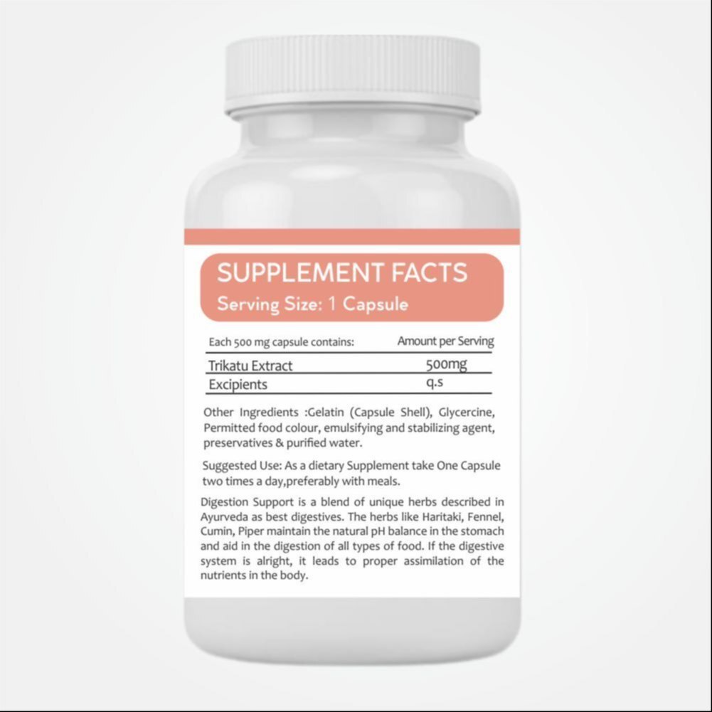 Herbal Digestive Capsules - Recommended For: Men