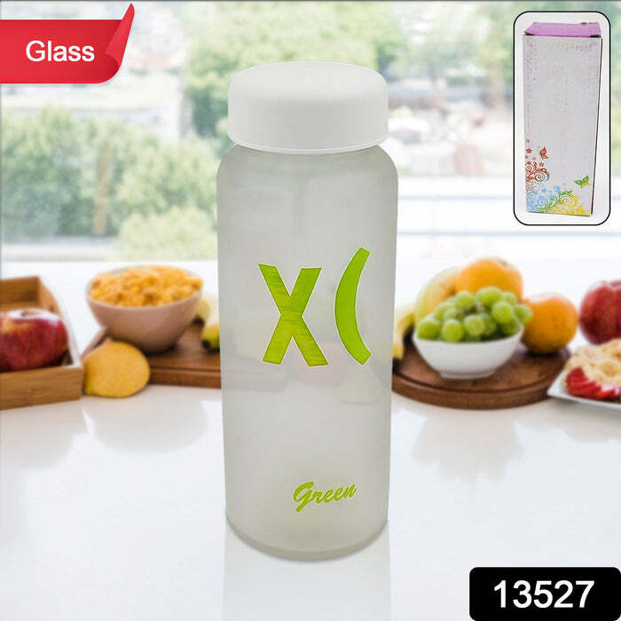 Glass water bottle