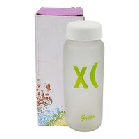Glass water bottle