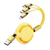 3 in 1 Retractable Charger Charging Cable