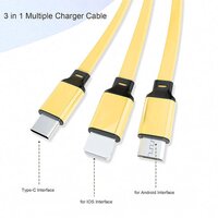 3 in 1 Retractable Charger Charging Cable