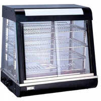 Electric Food Warmer - Stainless Steel, 600x480x610mm, Sleek Black Design | Fully Automatic, Ideal For Restaurants And Canteens
