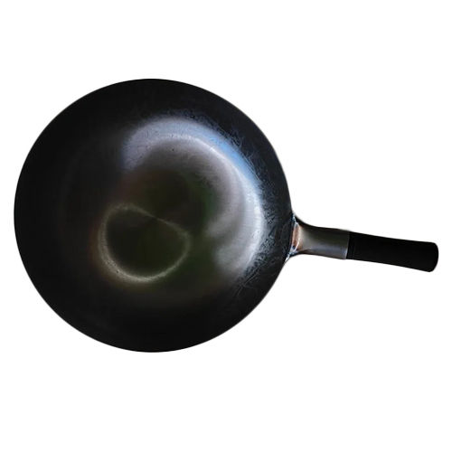 Chinese Wok With Bakelite And Wooden Handle - Automatic Grade: Semi Automatic