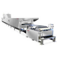 Tunnel Oven - Stainless Steel, Large Size, Sleek Silver | Fully Automatic Baking Equipment, 220-240 Volt, 1-year Warranty