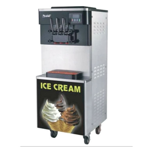 Softy Ice Cream Machine - Color: Silver