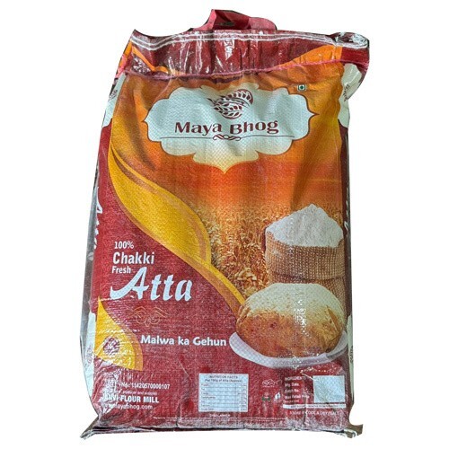 100% Chakki Fresh Wheat Atta - Grade: Food Grade