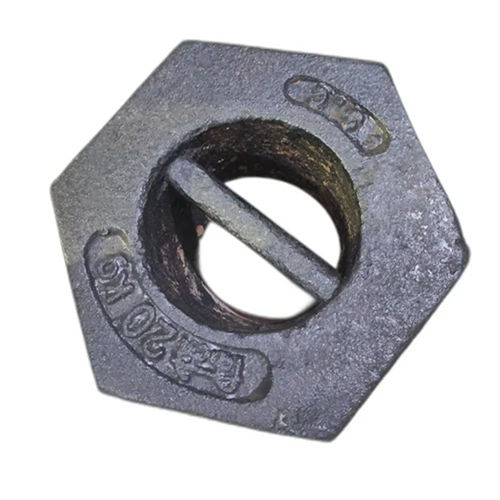 20 Kg Cast Iron Weights - Color: Black