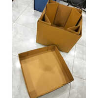 9 Ply Corrugated Box - Coated Paper, Lightweight Design, Polished Finish | Customizable Shape, Embossed Printing, Available In Various Colors