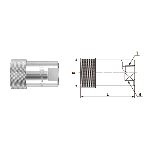 Nitto Kohki HS Type Coupling (Female Tapered Thread)