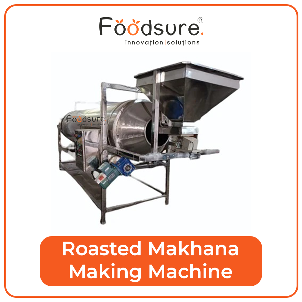 Makhana Machine - Stainless Steel, Capacity Up To 100 Kg/hr, 20 Watt Power, 440 Volt Voltage, 880 Kg Weight | Automatic For Industrial And Commercial Use, 1 Year Warranty