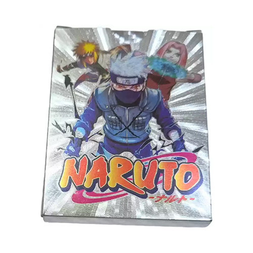 Naruto Gold Foil Cards - High Paper Grade, 8x5 Cm , Shiny Metallic Finish, Official Anime Merchandise, Ideal For Collectors And Card Games