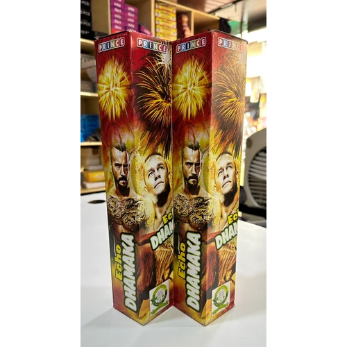 2 Shots Echo Dhamaka Pipe Colorful Cracker - Ceramic Type: Earthenware / Stoneware