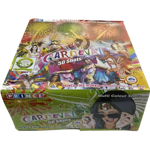 50 Shot Carnival Colorful Cracker - Ceramic Type: Earthenware / Stoneware