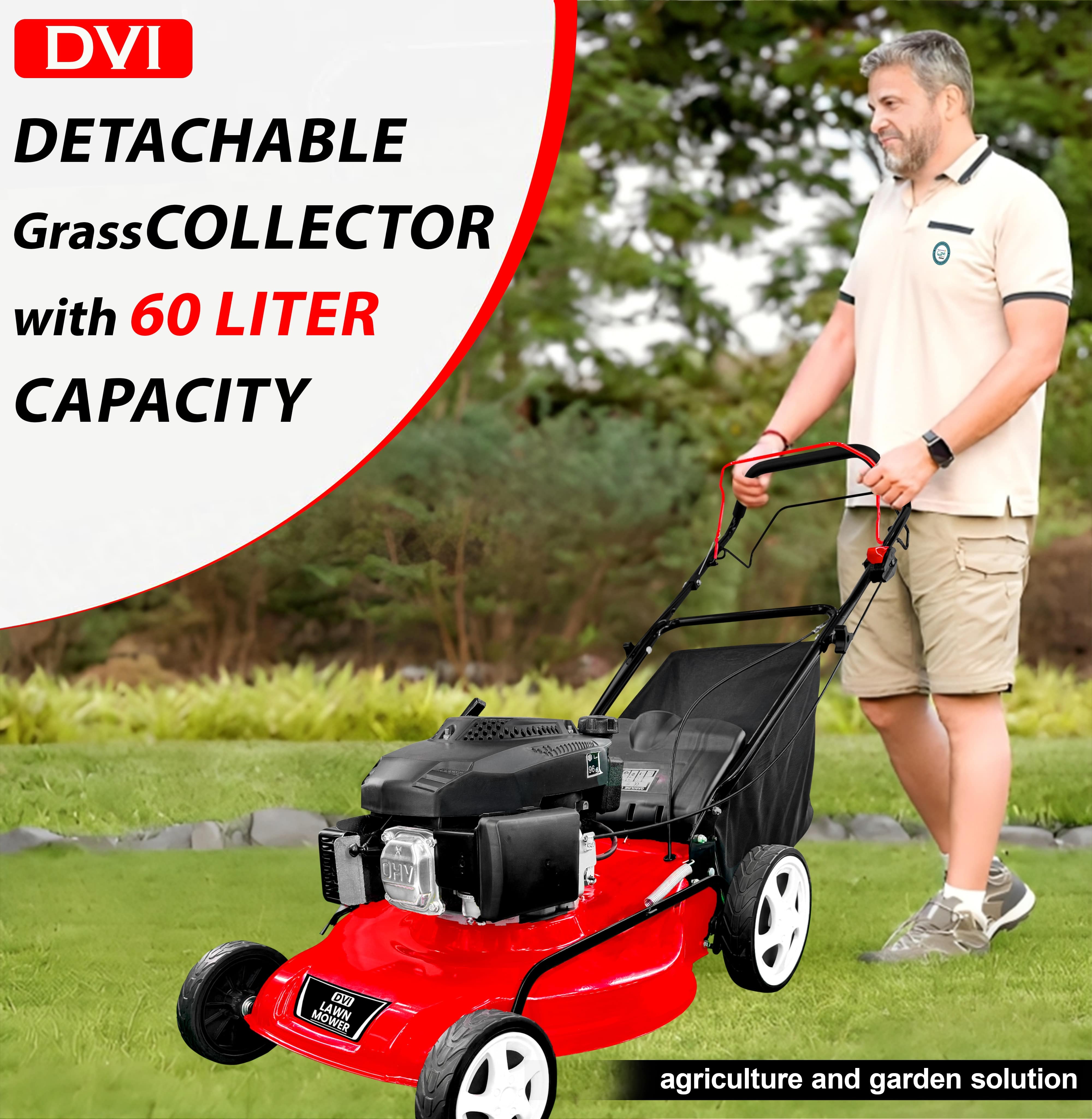Patrol Engine Lawn Mower 18 Inch - Cutter Type: Metal Blade