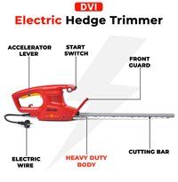 Electric Hedge Trimmer 18 inch