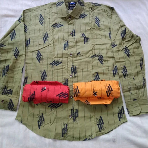 Men Designer Print Shirt