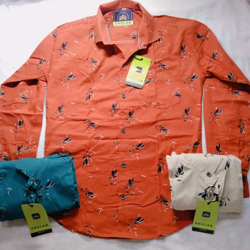 Men Regular Fit Printed Shirt - Color: Different Available