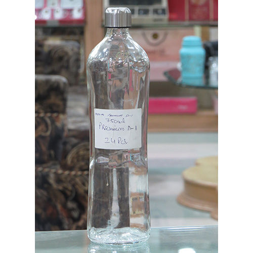 750 Ml Premium Glass Bottle - Color: Transparent