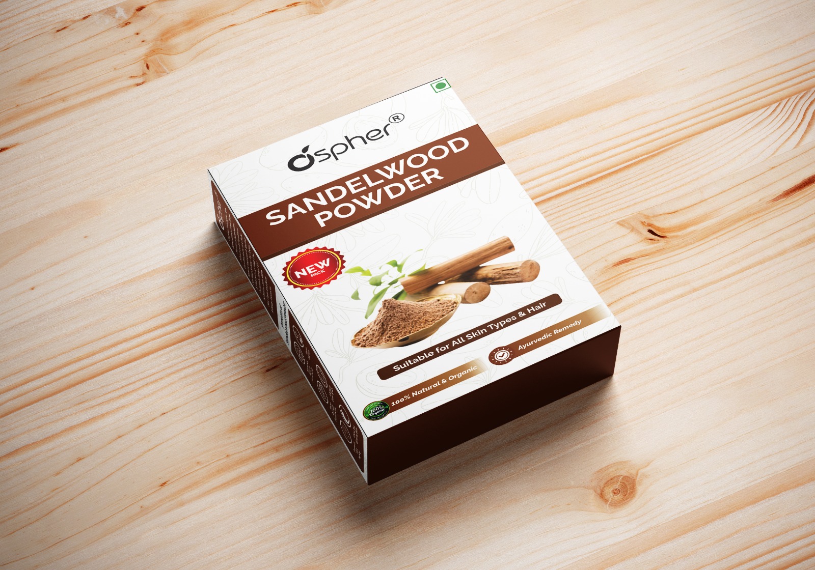 Sandalwood Powder - A Grade Herbal Formula | Perfect For Face And Hair Care 2-year Shelf Life Recommended For All