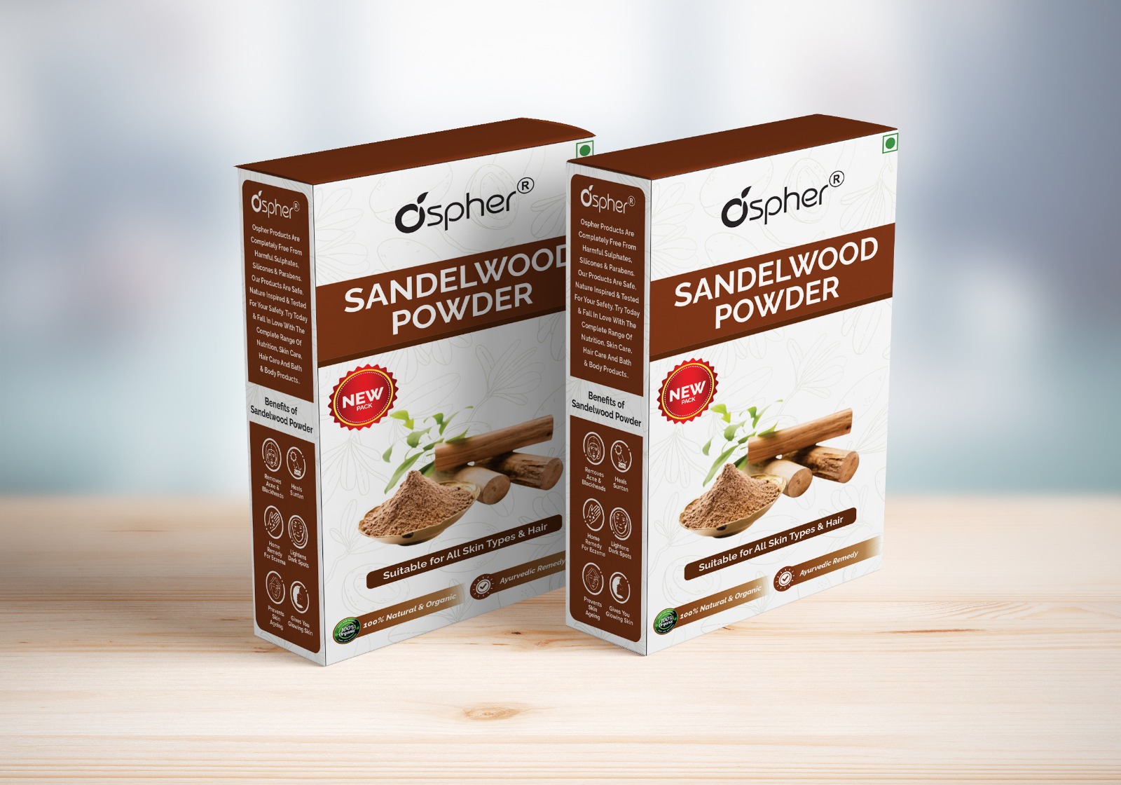 Sandalwood Powder - A Grade Herbal Formula | Perfect For Face And Hair Care 2-year Shelf Life Recommended For All