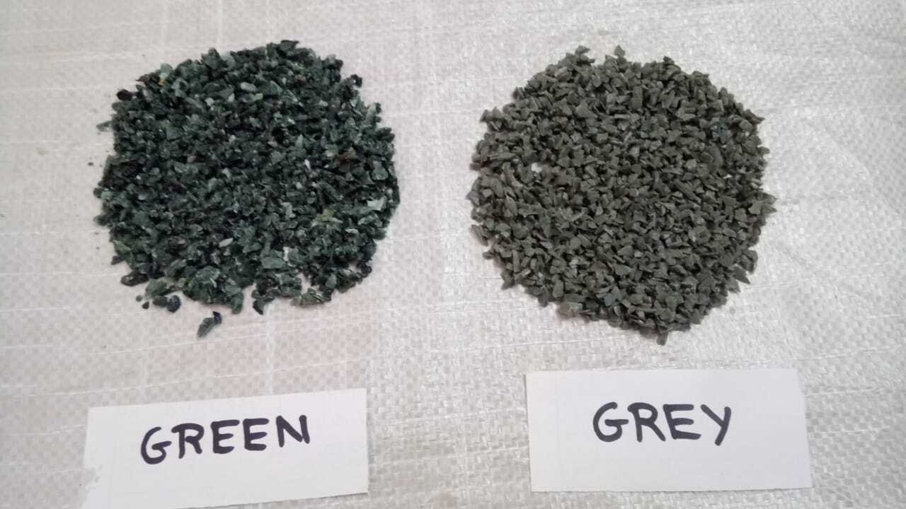 Dark chocolate brown natural crushed marble chips for terrazzo flooring and landscaping chips