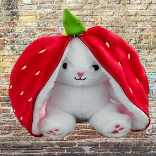 Strawberry Bunny - Color: White