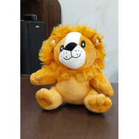 Lion Soft Toy - Plush Material, 14 Cm Size, Yellow Color | Designed For Ages 2-5, Perfect For Cuddling And Imagination Play