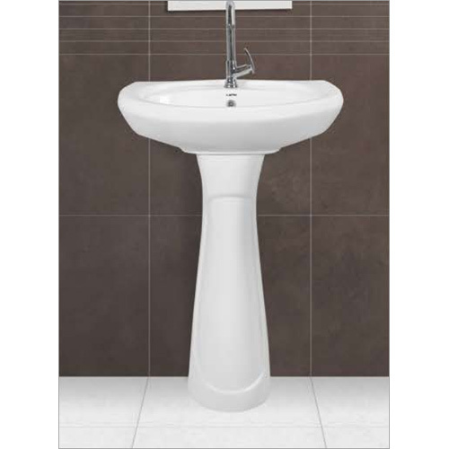 22x16 Inch Pedestal Wash Basin