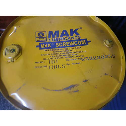 स्क्र्यूकॉम ल्युब्रीकेंट कंप्रेसर तेल