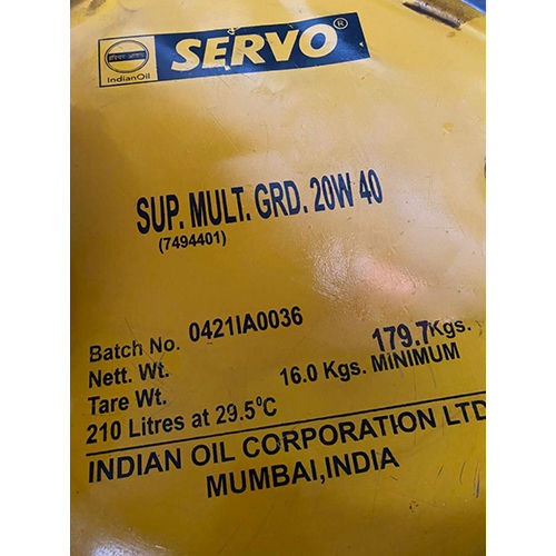 Supreme Multi Grade 20W40 Engine Oil - Application: Industrial