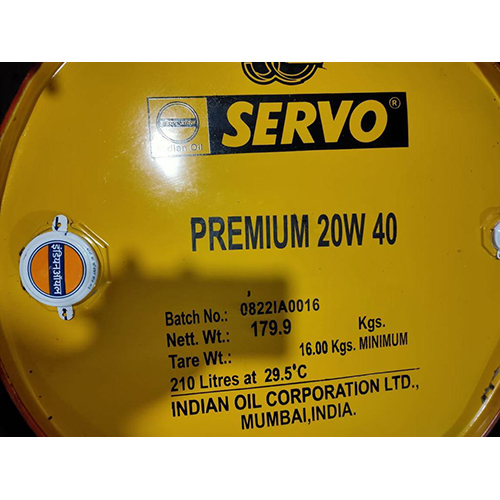 Premium 20W40 Servo Hydraulic Oil - Application: Industrial