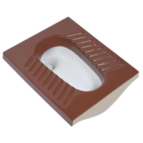 Megenta Double Colour Pan Toilet Seat - Color: Brown